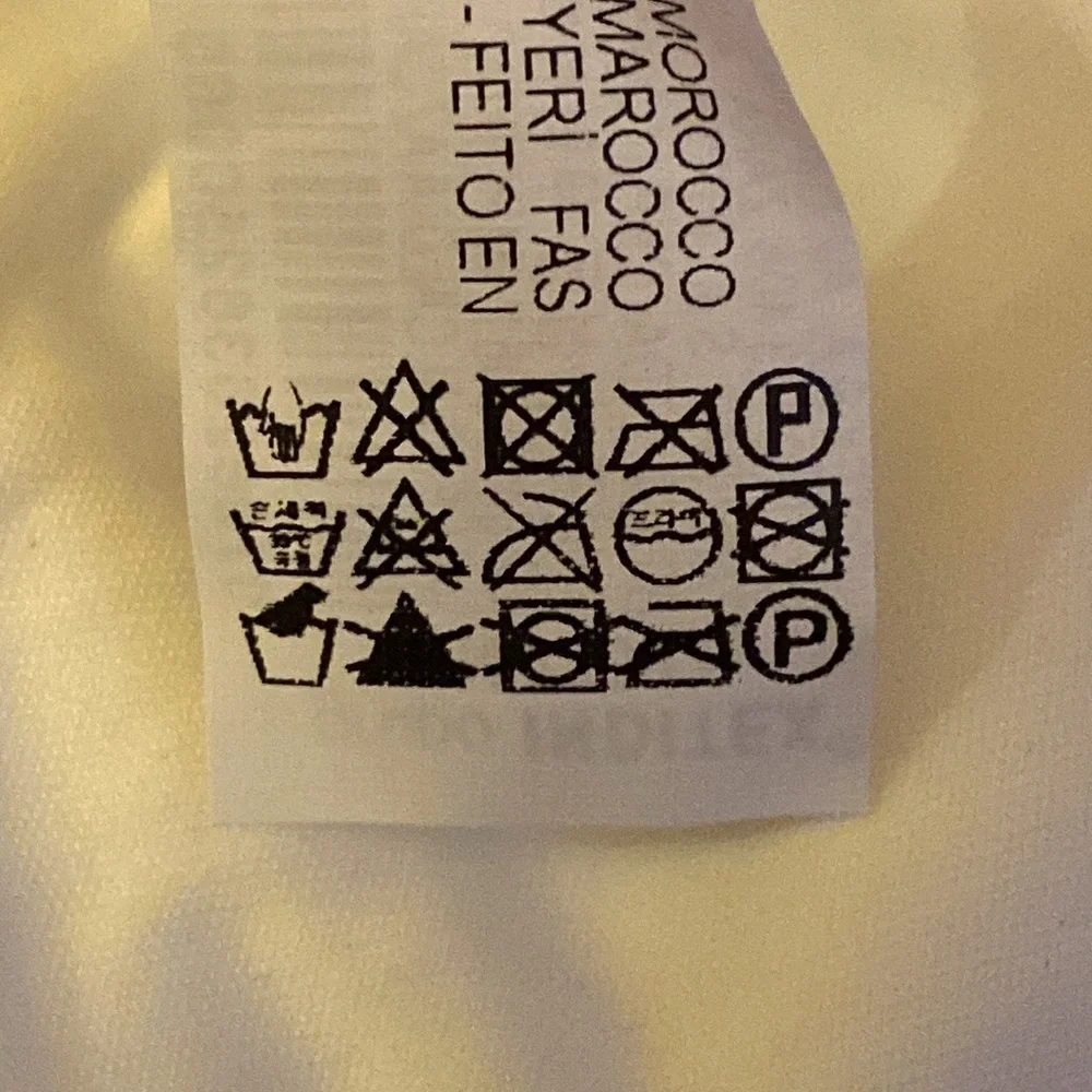 NWT. Zara White Knit Fabric Midi Dress with Asymmetric Neckline. Size XL - Picture 10 of 10